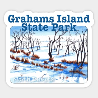 Grahams Island State Park, North Dakota Sticker